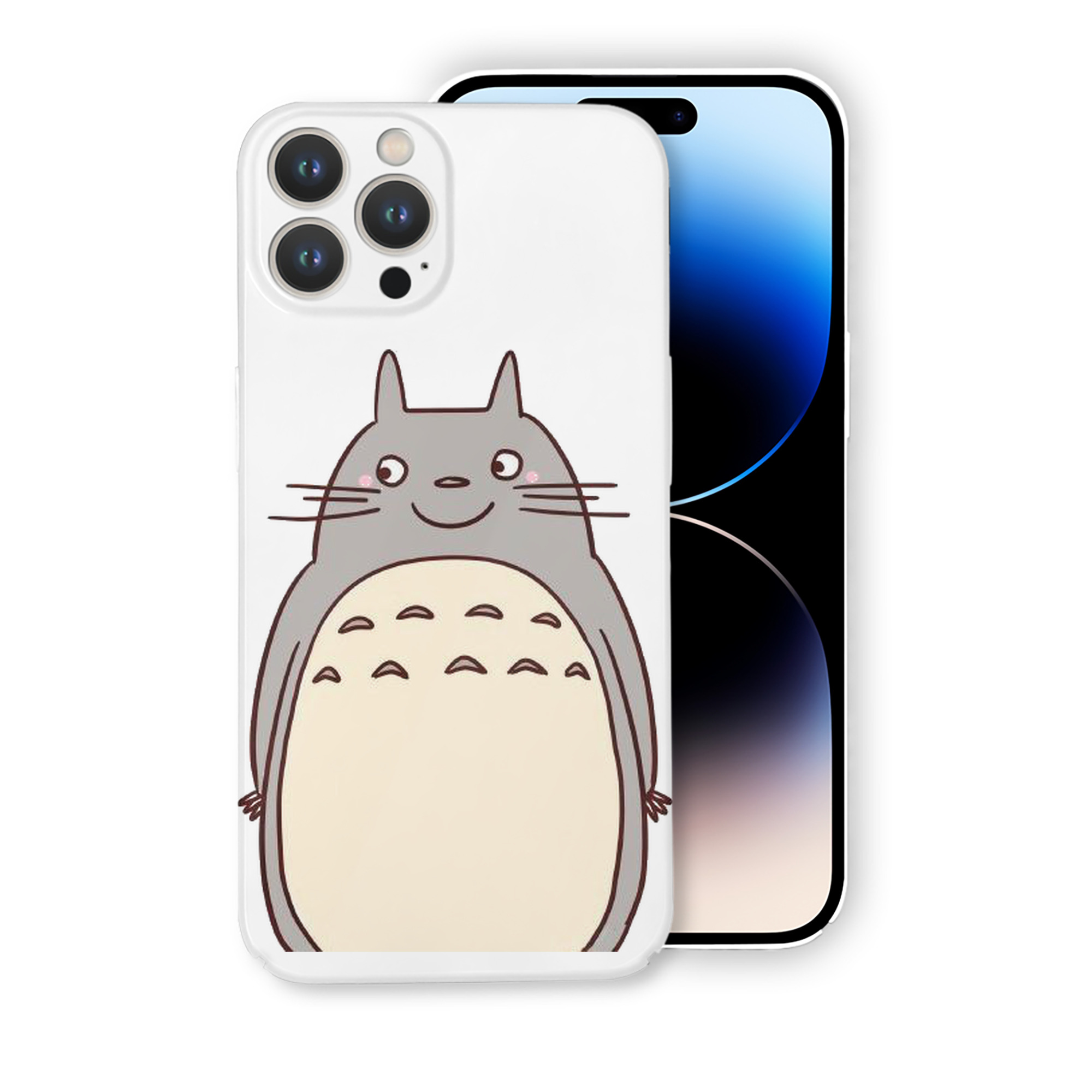 （画像用） となりのトトロ 草壁メイ 草壁サツキ My Neighbor Totoro Satsuki Kusakabe Mei Kusakabe 【iPhone 14シリーズ対応】ハードケース